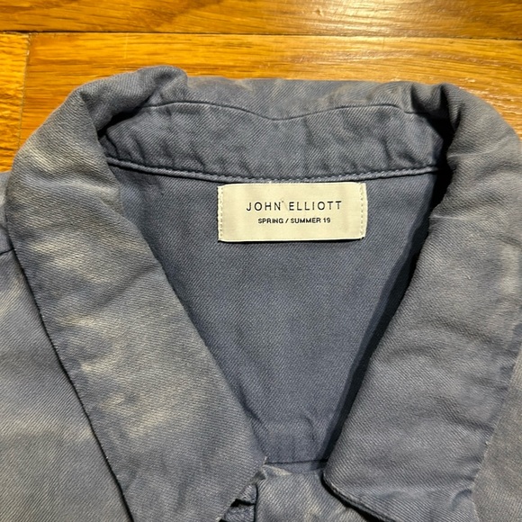John Elliot - Men’s Camp Shirt - Blue - Size 1 - Picture 2 of 15